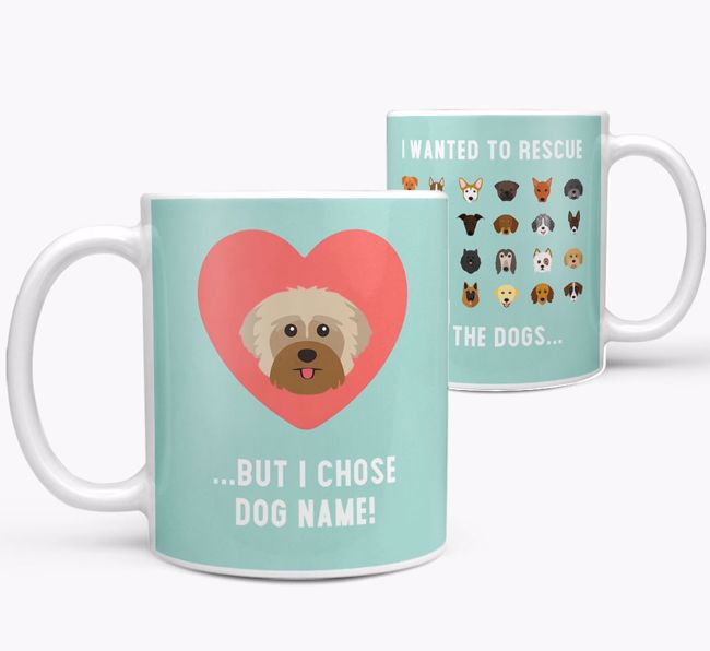 'Rescue All The Dogs' - Personalized {breedFullName} Mug